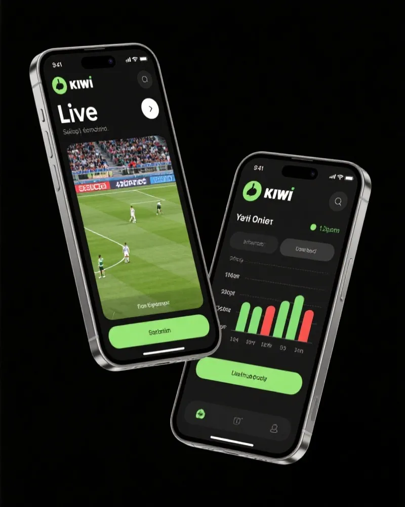 奇异果体育APP界面展示